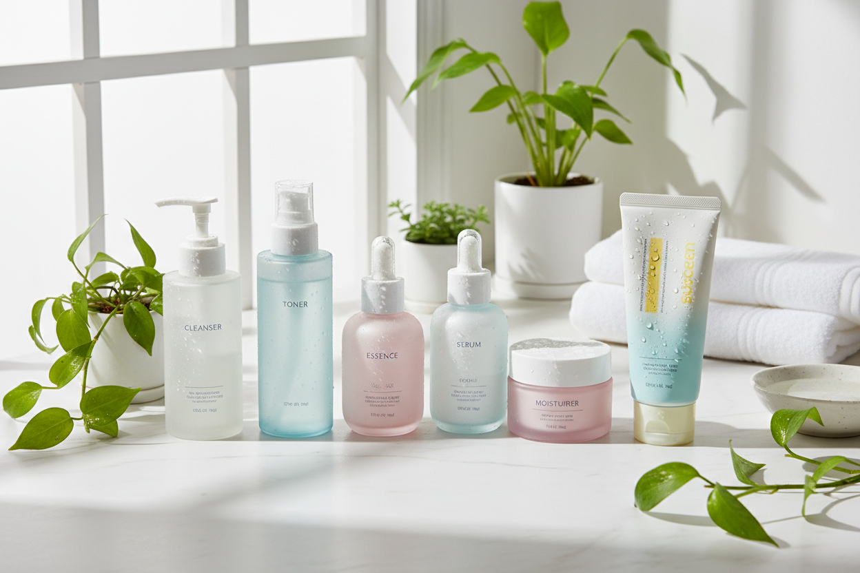 Korean Morning Skincare Routine  - Complete Guide