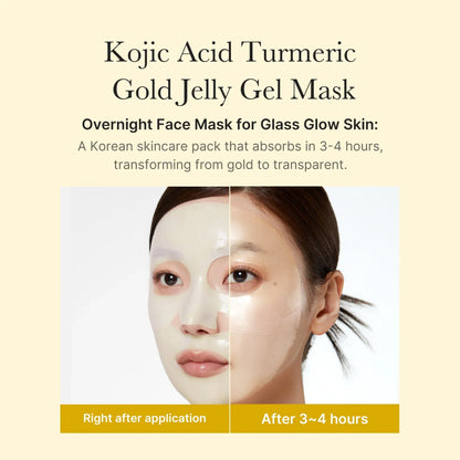 Medicube Kojic Acid Turmeric Brightening Gel Mask - Koreancare