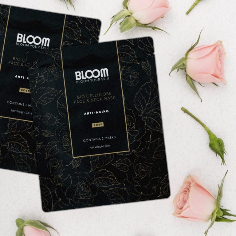 Подмладяваща маска за лице и шия от биоцелулоза Bloom Anti-age Bio Cellulose Mask Face&amp;Neck Mask