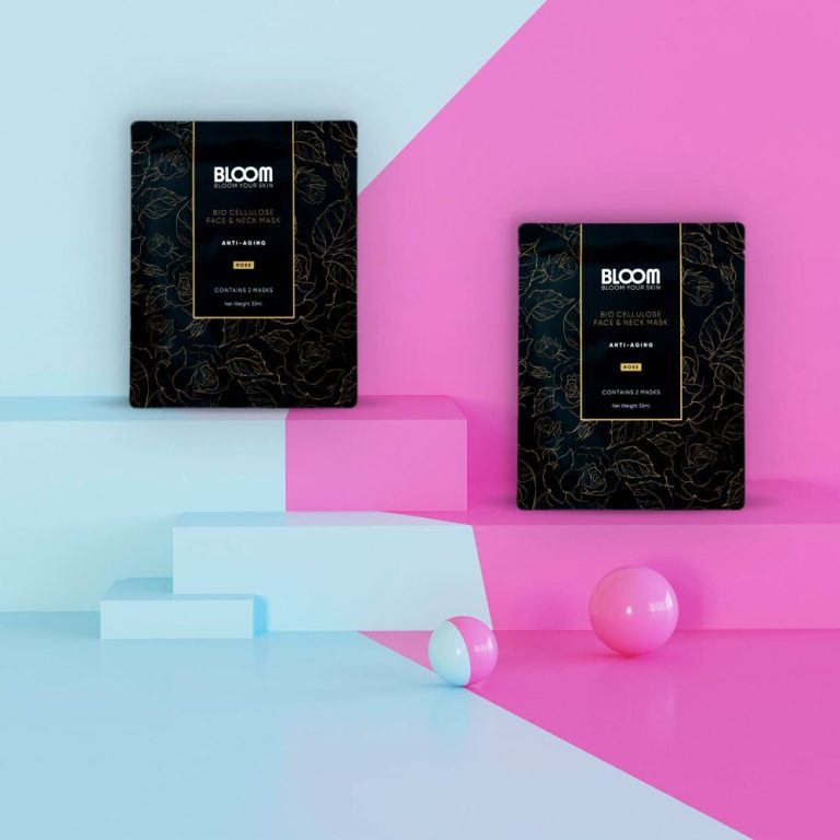 Подмладяваща маска за лице и шия от биоцелулоза Bloom Anti-age Bio Cellulose Mask Face&amp;Neck Mask