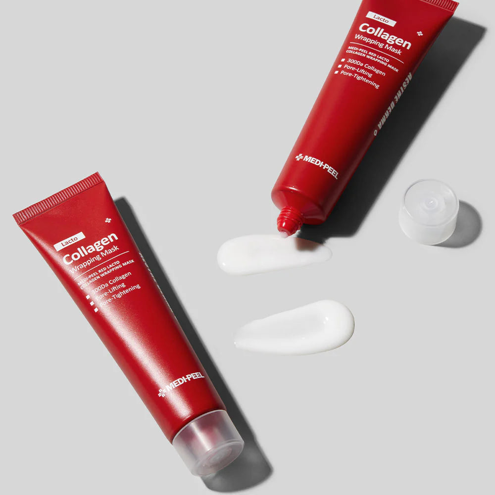 Подмладяваща маска за лице със 70.2% колаген Medi-Peel Red Lacto Collagen Wrapping Mask