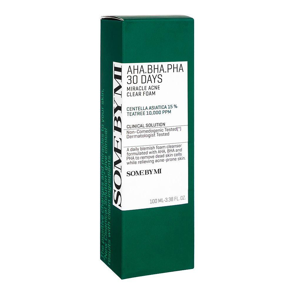 Почистваща пяна против акне SOME BY MI AHA BHA PHA 30 Days Miracle Acne Clear Foam
