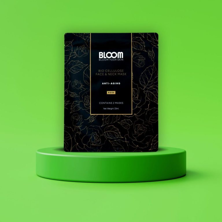 Подмладяваща маска за лице и шия от биоцелулоза Bloom Anti-age Bio Cellulose Mask Face&amp;Neck Mask