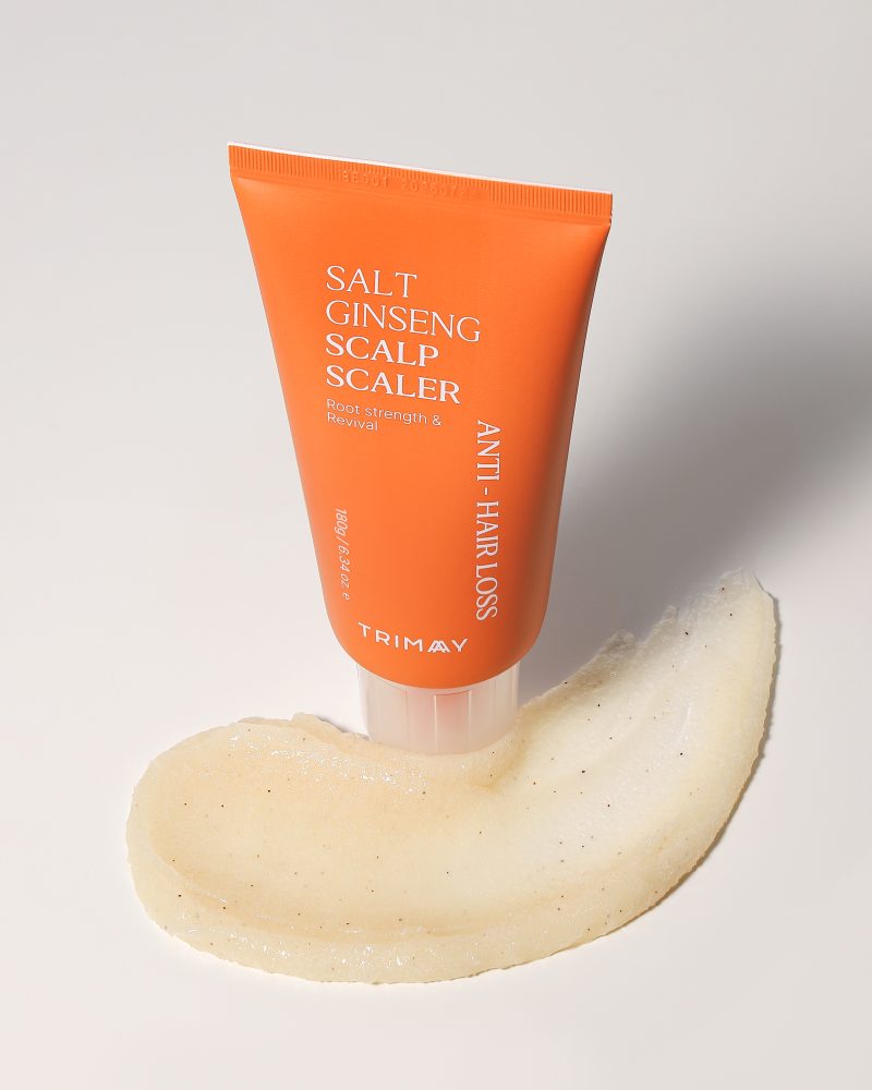 Скраб за скалп против косопад с женшен Trimay Salt Ginseng Anti-Hair Loss Scalp Scaler