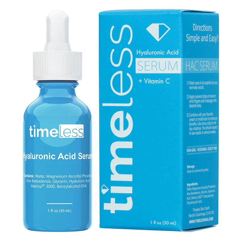 Serum with hyaluronic acid and vitamin C Timeless Hyaluronic Acid + Vitamin C Serum 30ml - Koreancare