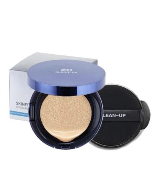 Фон дьо тен с висока слънцезащита CUSKIN Clean-Up Skin Fit Cushion SPF 50+ PA +++