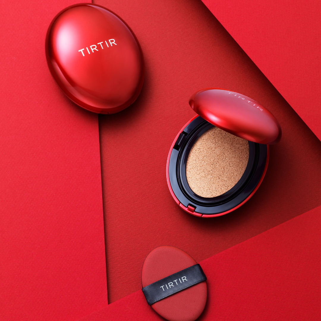 Озаряваща пудра за лице с UV защита TIRTIR Mask Fit Red Cushion MINI SPF40 PA++