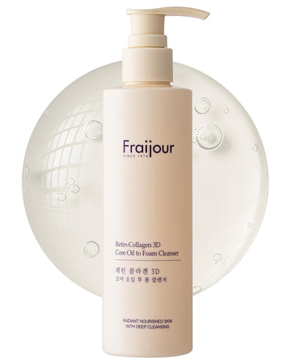 Почистващ продукт 2 в 1 Fraijour Retin-Collagen 3D Core Oil to Foam Cleanser 210ml