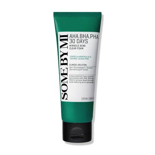 Почистваща пяна против акне SOME BY MI AHA BHA PHA 30 Days Miracle Acne Clear Foam