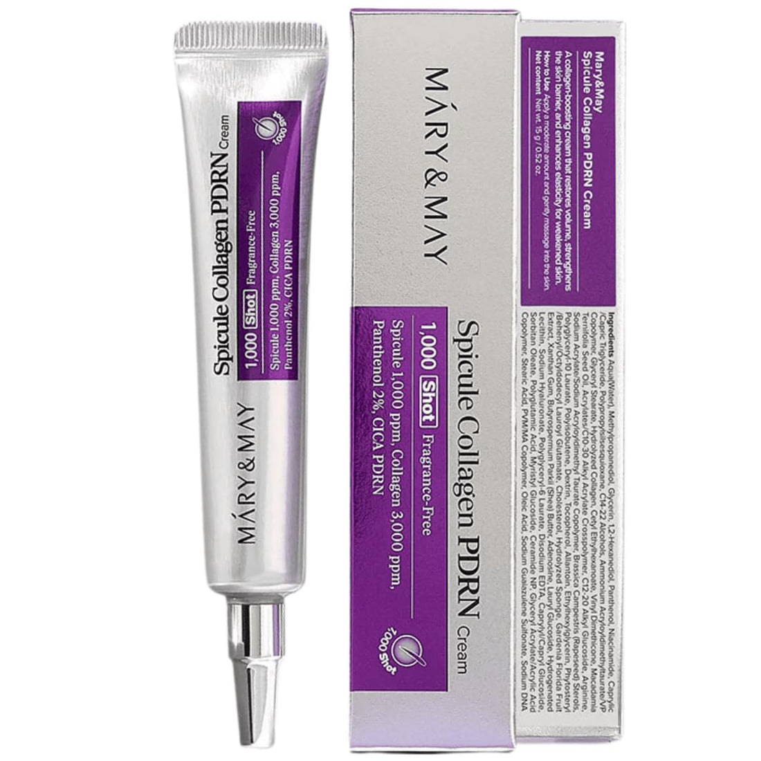 Mary &amp; May Spicule Collagen PDRN Cream 15g - Koreancare
