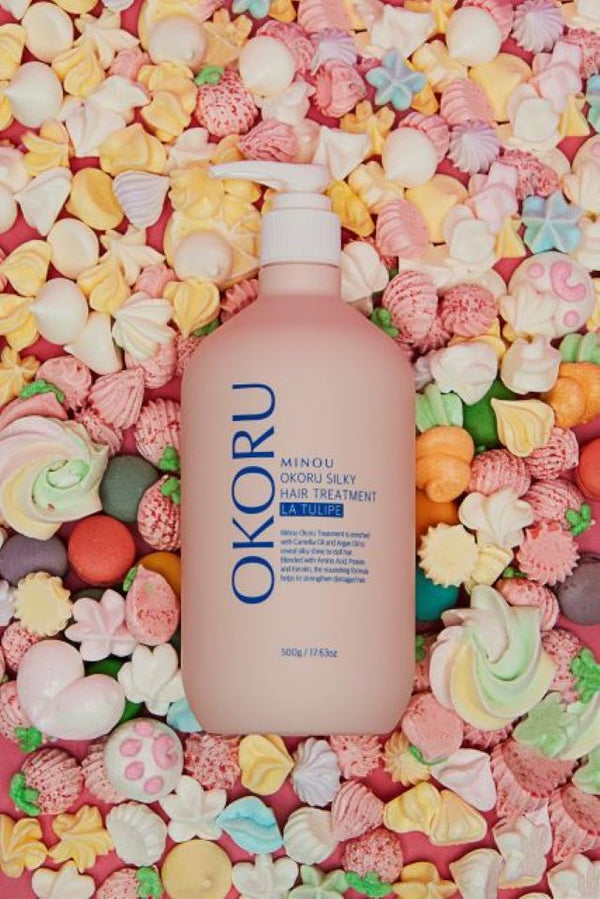 Балсам-терапия за коса и скалп лале Okoru Minou Okoru Silky Hair Treatment LA Tulipe TULIP 500ml