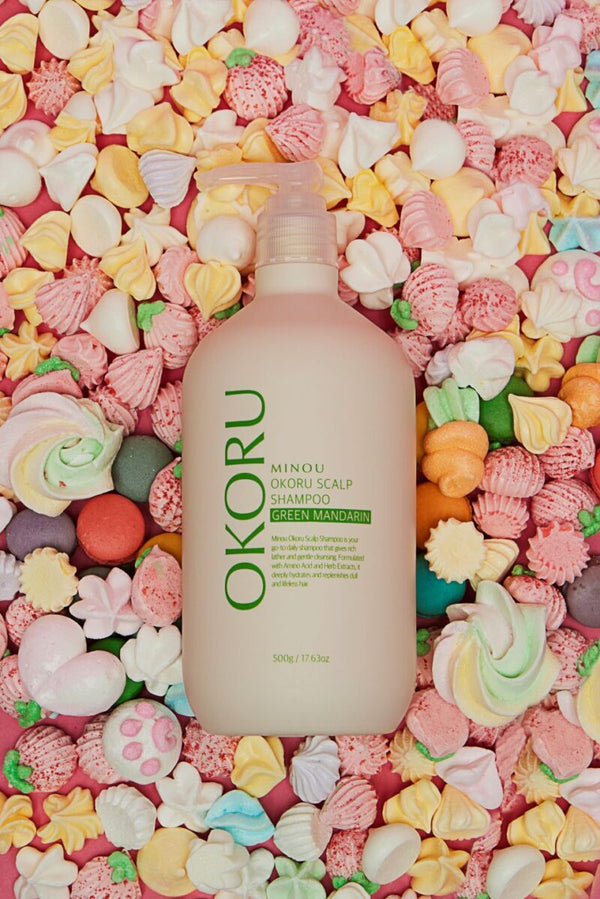 Шампоан с дълготраен аромат мандарина Okoru Minou Okoru Scalp Shampoo Green Mandarin 500ml