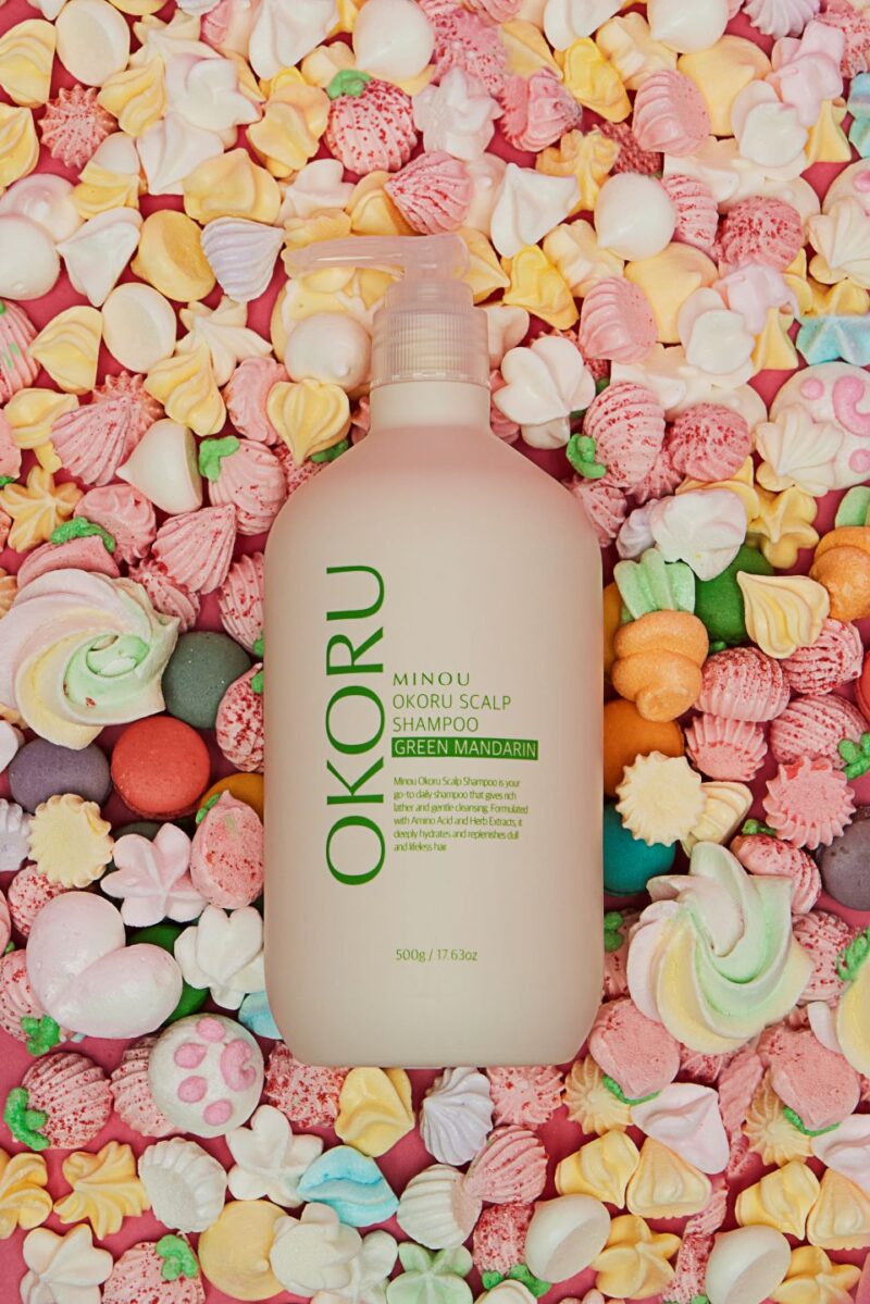 Шампоан с дълготраен аромат мандарина OKORU SCALP SHAMPOO – GREEN MANDARIN