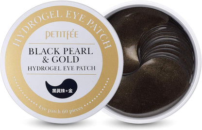 Хидрогел пачове за очи със злато и черна перла Petitfee Black Pearl & Gold Hydrogel Eye Patch