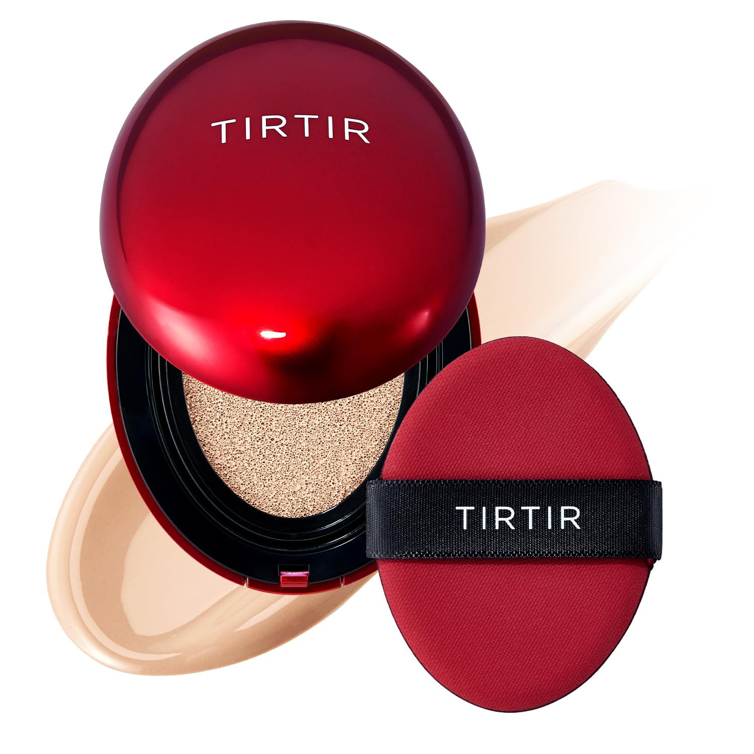 Озаряваща пудра за лице с високо покритие TIRTIR Mask Fit Red Cushion Foundation