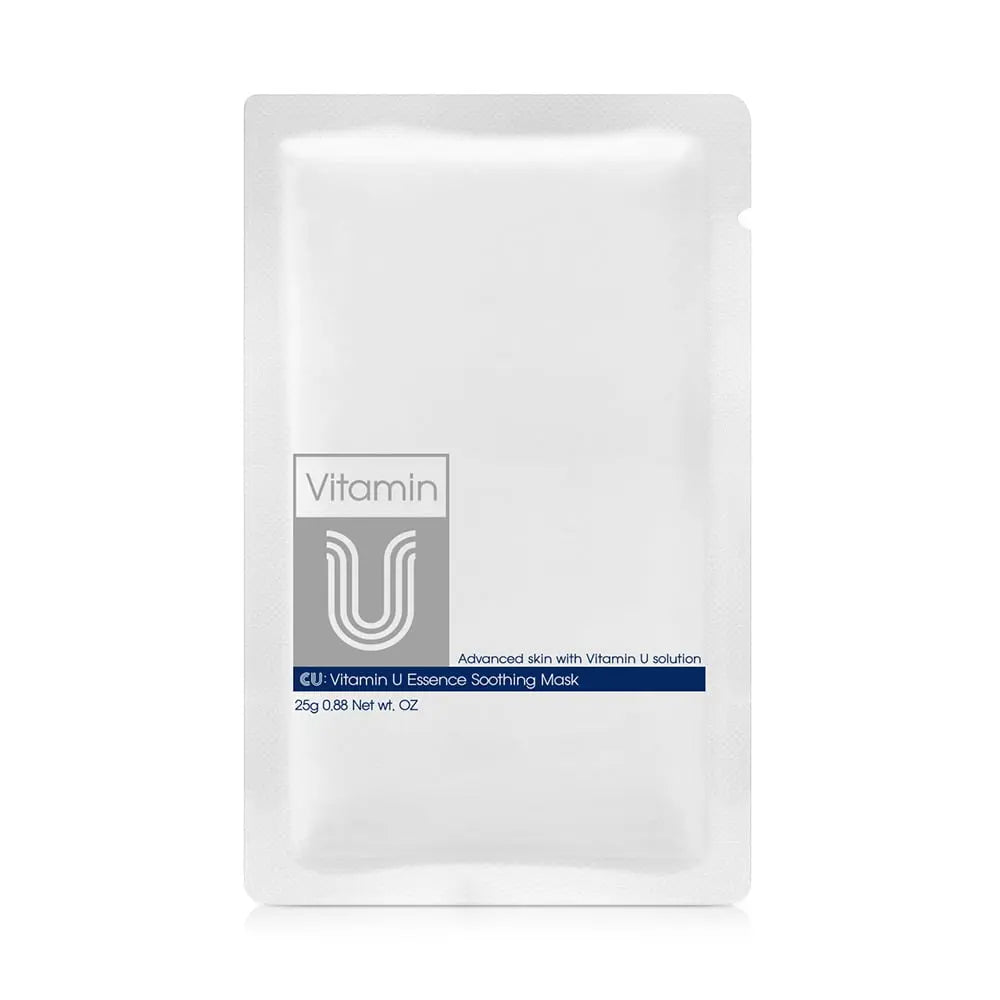 Успокояваща маска с пептиди и витамин U, CU: VITAMIN U ESSENCE SOOTHING MASK