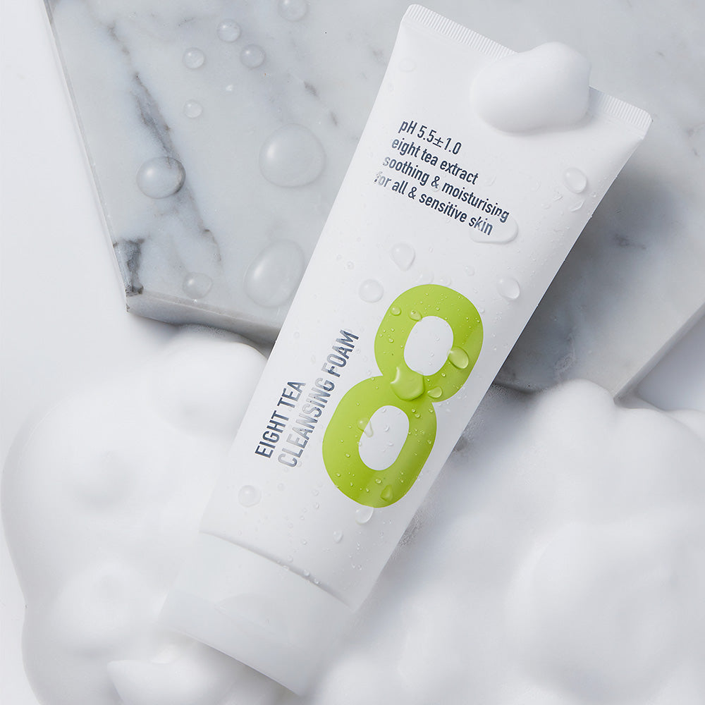 BOM Eight Tea Cleansing Foam for sensitive skin - Koreancare
