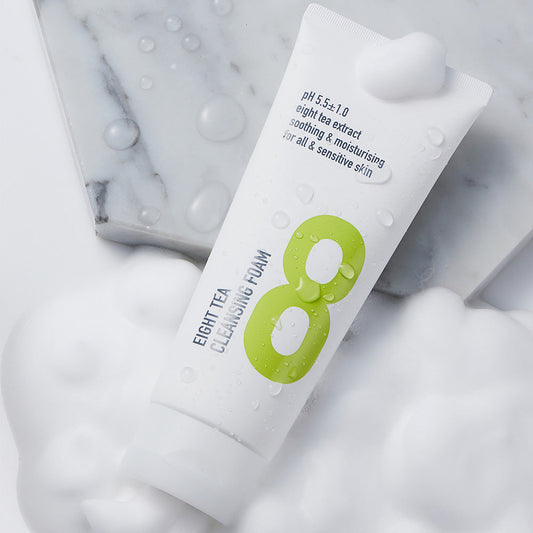 Почистваща пяна за чувствителна кожа BOM Eight Tea Cleansing Foam