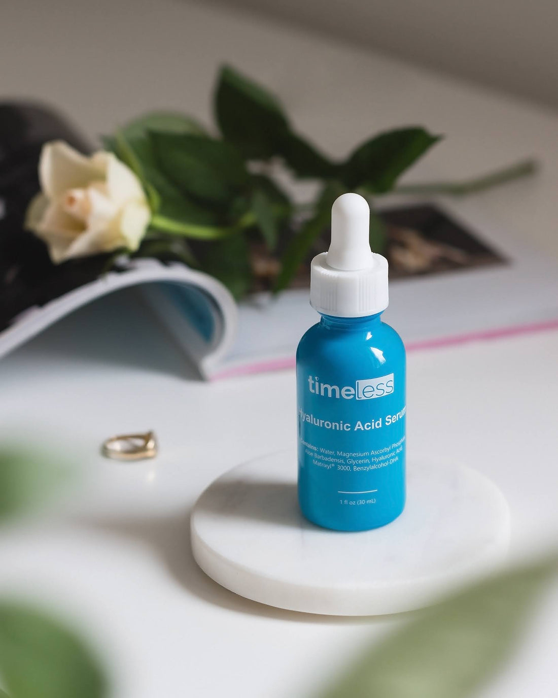 Serum with hyaluronic acid and vitamin C Timeless Hyaluronic Acid + Vitamin C Serum 30ml - Koreancare