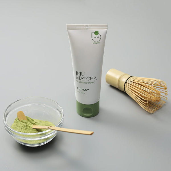 Измивна пяна с матча Trimay Jeju Matcha Low pH Cleansing Foam
