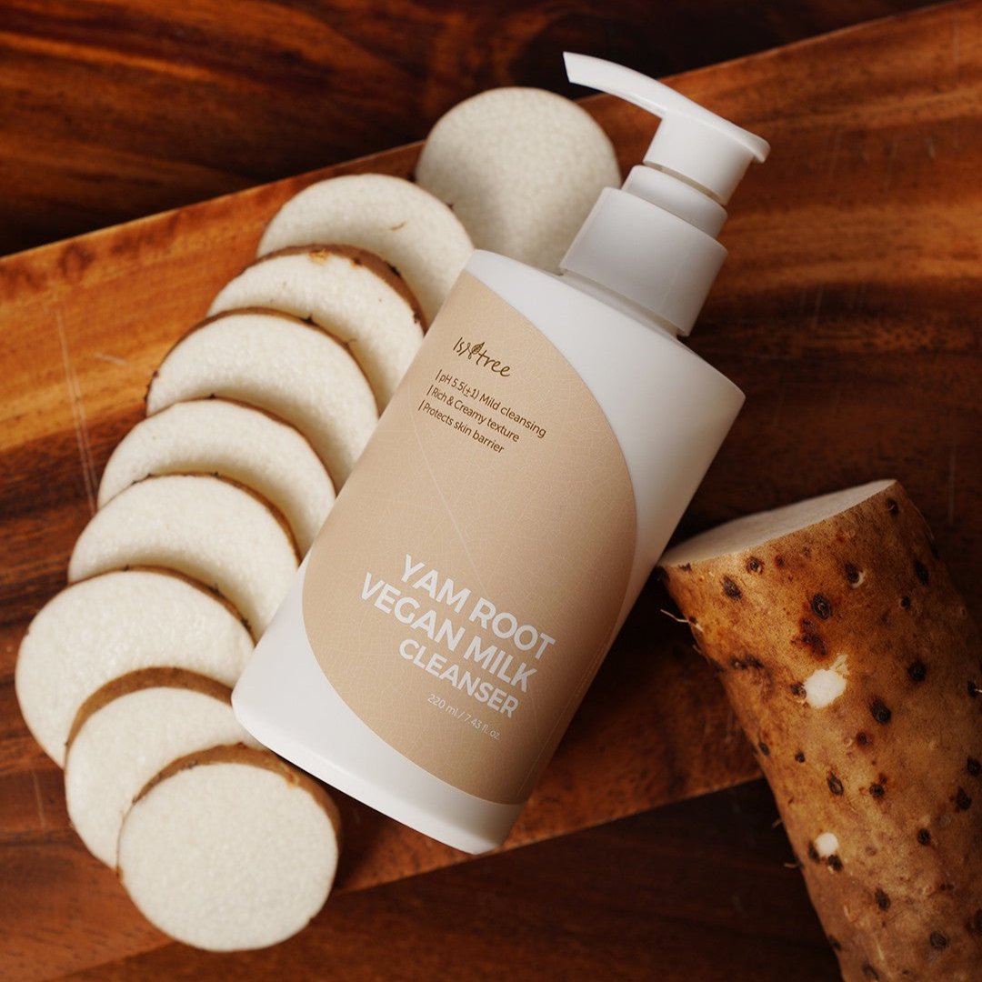 Веган почистващо мляко за лице Isntree Yam Root Vegan Milk Cleanser