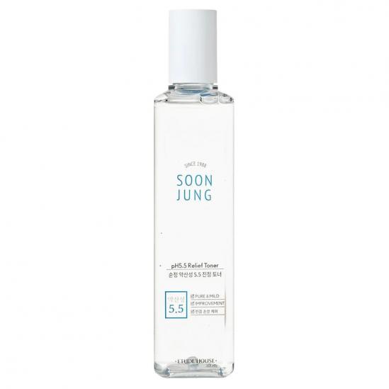 Успокояващ хидратиращ тоник Etude House Soon Jung pH5.5 Relief Toner 200ml