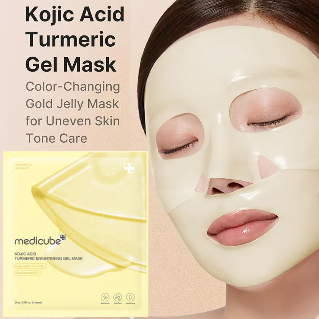 Medicube Kojic Acid Turmeric Brightening Gel Mask - Koreancare
