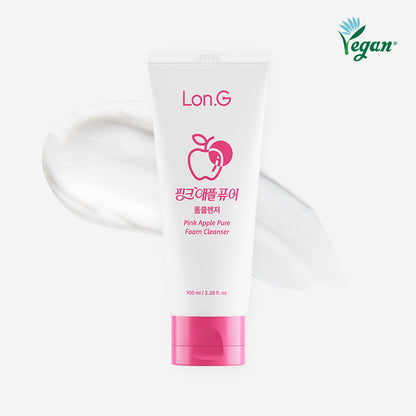 Lon.G Pink Apple Pure Foam Cleanser