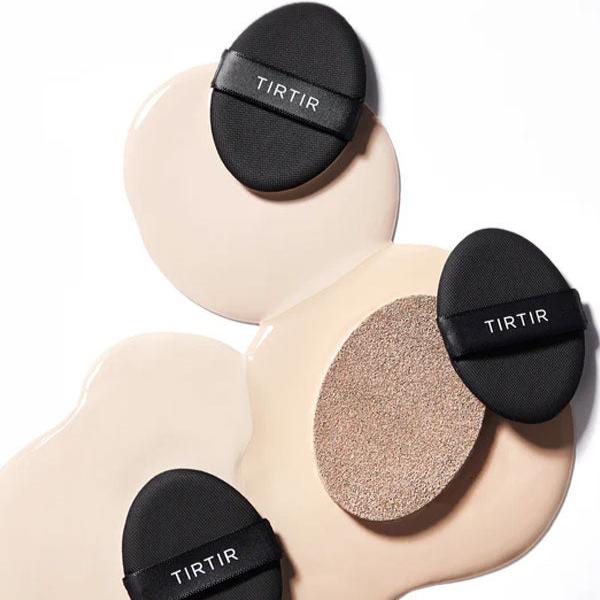 Озаряваща пудра за лице с високо покритие TIRTIR Re-Fill Mask Fit Cushion SPF50+ PA+++ 21N IVORY