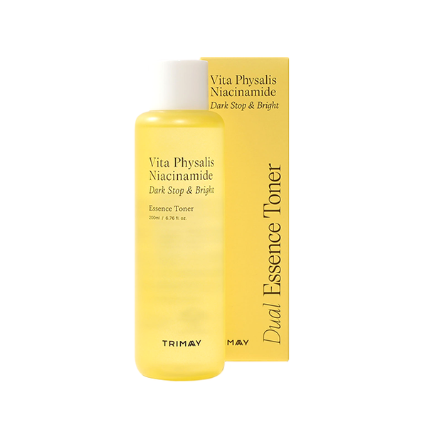 Изсветляващ тонер за лице с витамин С и ниацинамид Trimay Vita Physalis Niacinamide Dark Stop & Bright Essence Toner 200ml