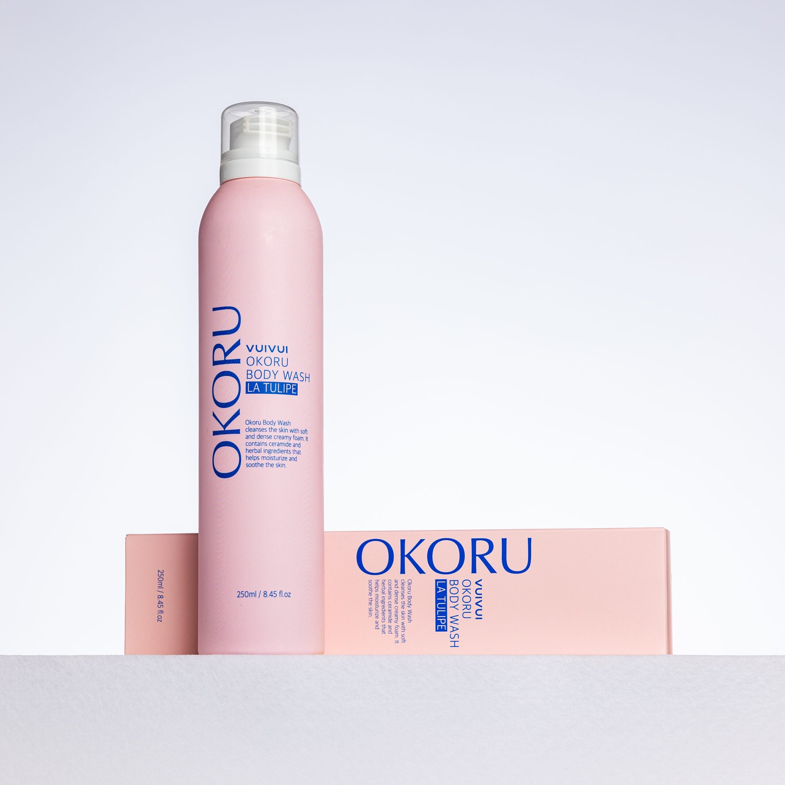 Спрей душ пяна с аромат лале OKORU BODY WASH LA TULIPE