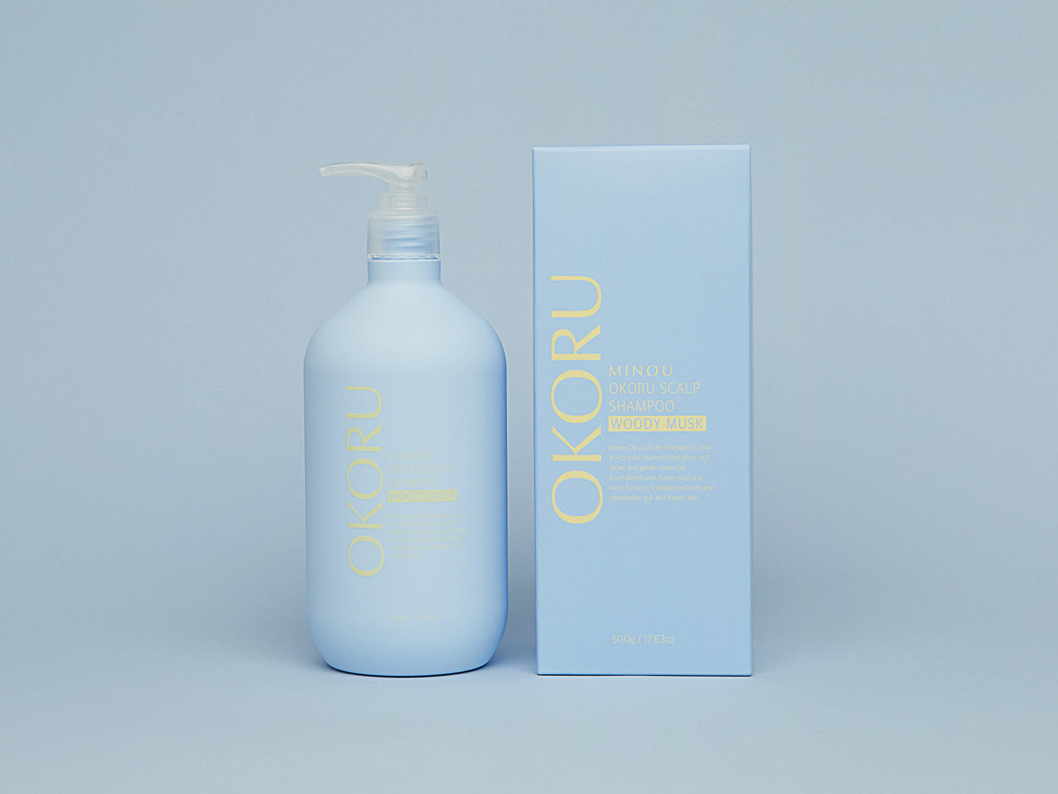 Шампоан с дълготраен аромат на мускус OKORU SCALP SHAMPOO – WOODY MUSK