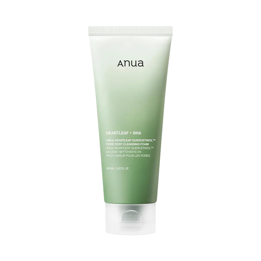 Почистваща пяна за свиване на порите Anua Heartleaf Quercetinol Pore Deep Cleansing Foam