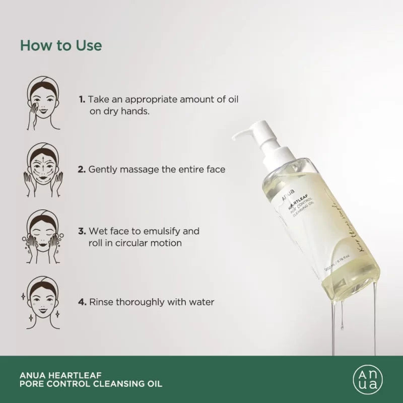 ANUA Heartleaf Pore Control Cleansing Oil – mini 20ml - Koreancare