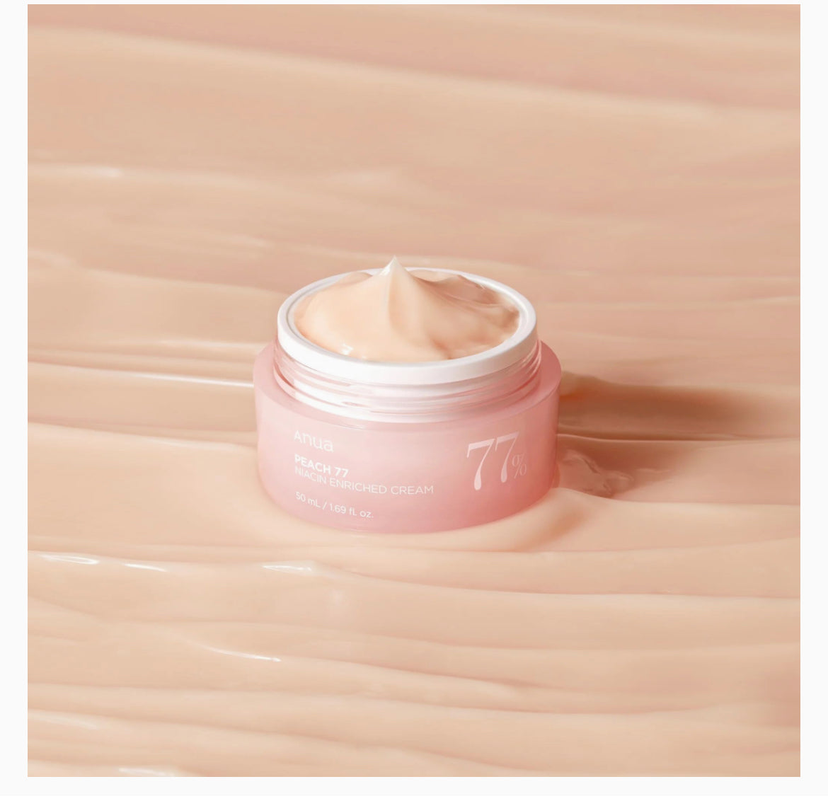 ANUA PEACH 77 NIACIN ENRICHED  CREAM 50ml - Koreancare