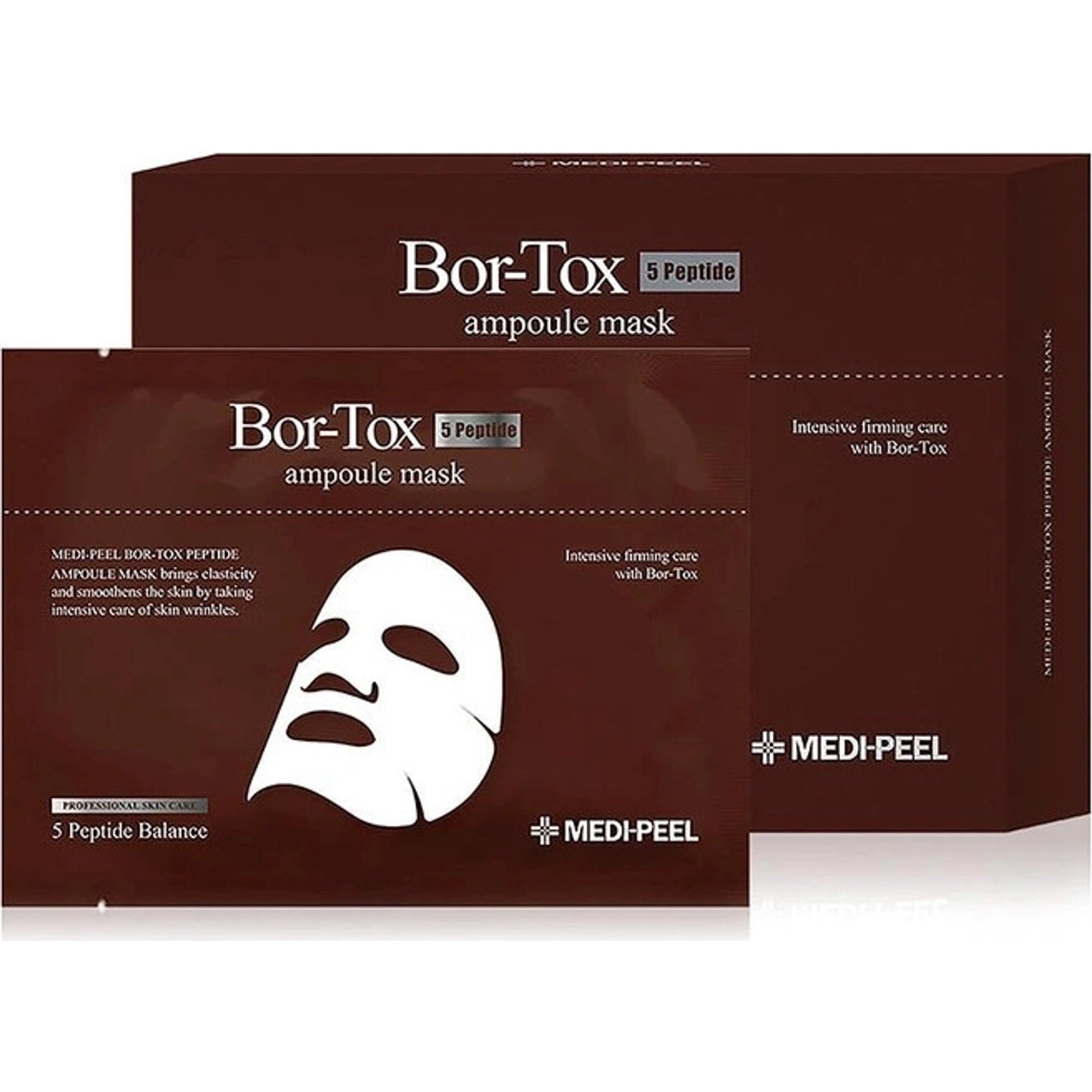 Лист маска за лице с 5 вида пептиди и Volufiline Medi-Peel Peptide Bor-Tox Ampoule Mask