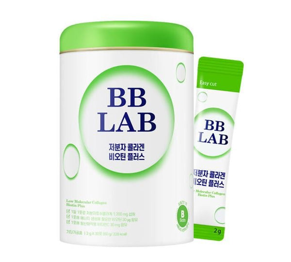 Нискомолекулен морски колаген с биотин на прах BB LAB Low Molecular Collagen Biotin Plus 30x2g