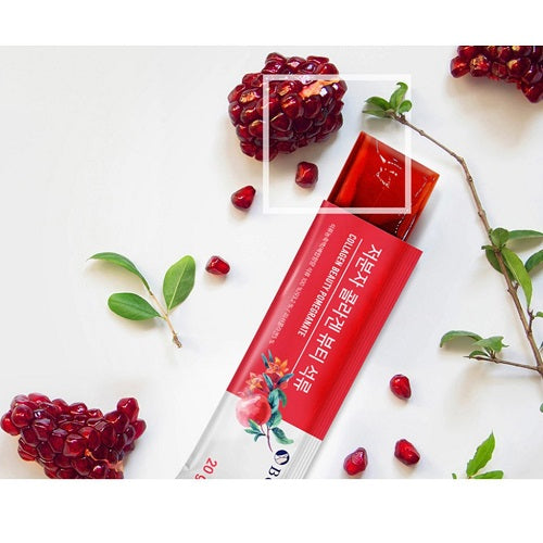 Нискомолекулен морски колаген желирани стикове с нар BB LAB Pomegranate Collagen S