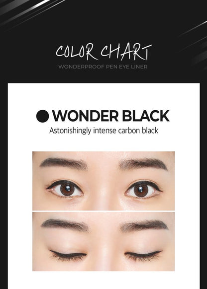 Beauty of Majesty BOM Wonderproof Pen Eye Liner, paraben-free icon