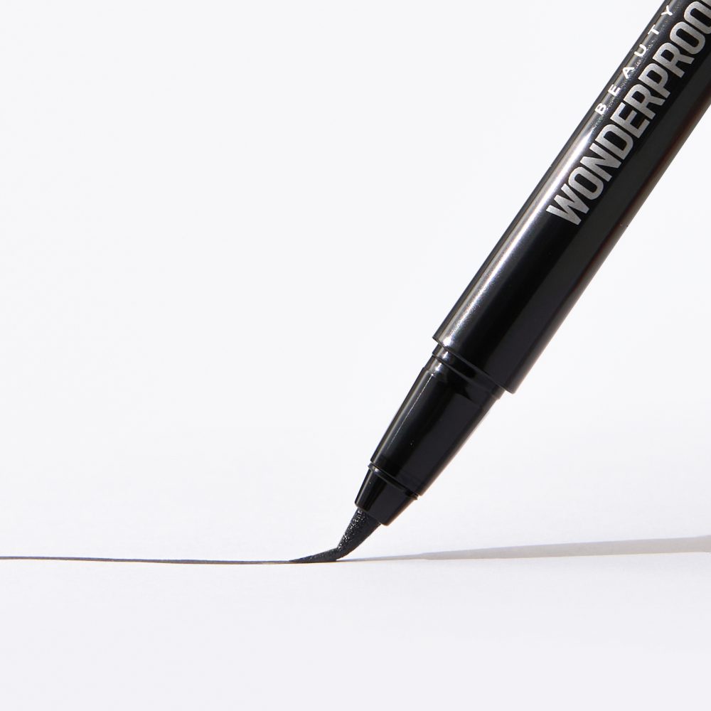 Hand swatch of Beauty of Majesty BOM Wonderproof Pen Eye Liner in black