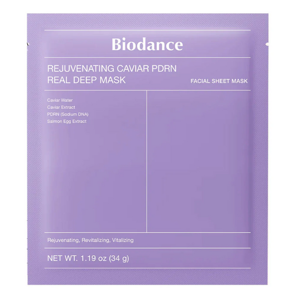 Хидратираща маска с хайвер Biodance Rejuvenating Caviar PDRN Real Deep Mask 34g