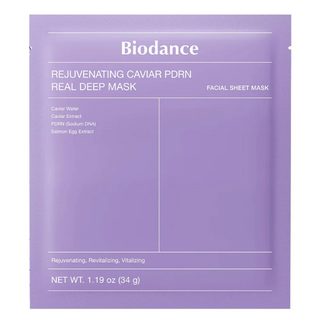 Хидратираща маска с хайвер Biodance Rejuvenating Caviar PDRN Real Deep Mask 34g