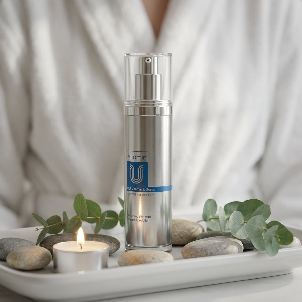 Facial serum with peptides and vitamin U CU: VITAMIN U SERUM