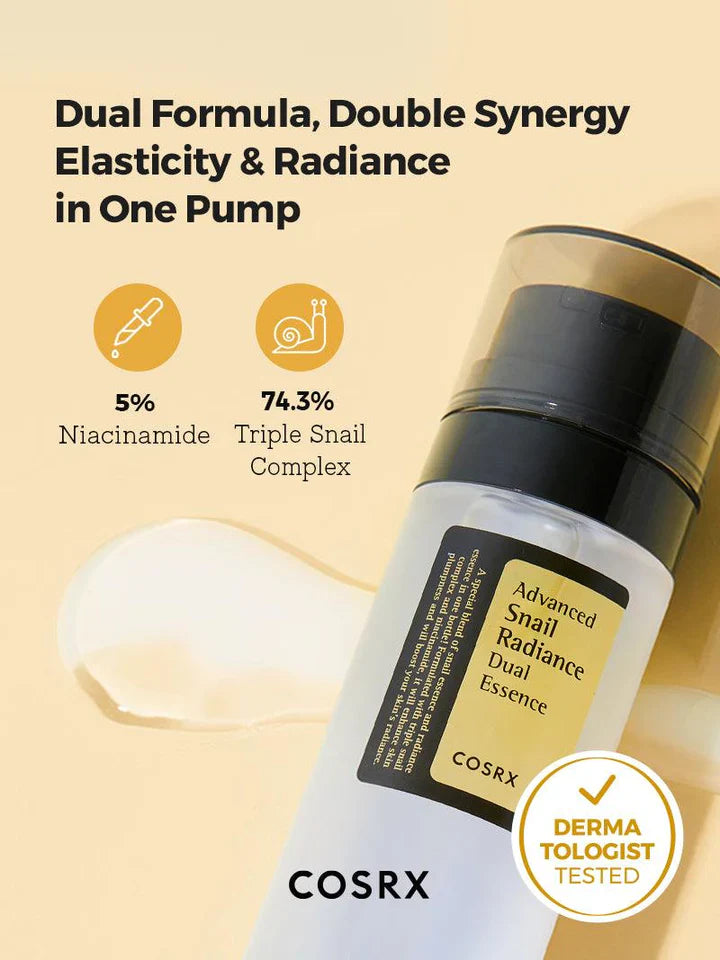 Двуфазна есенция за Лице Cosrx - Advanced Snail Radiance Dual Essence
