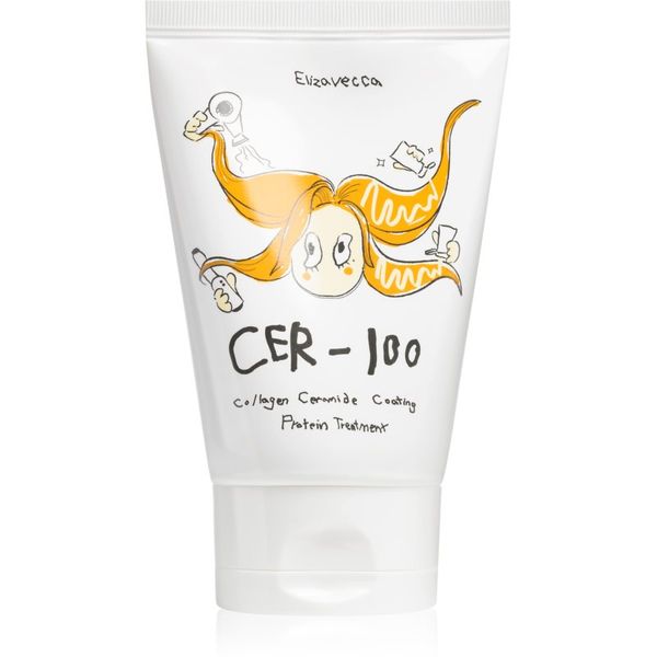 ВЪЗСТАНОВЯВЩА МАСКА ЗА КОСА Elizavecca Collagen Ceramide Coating Protein Treatment 100