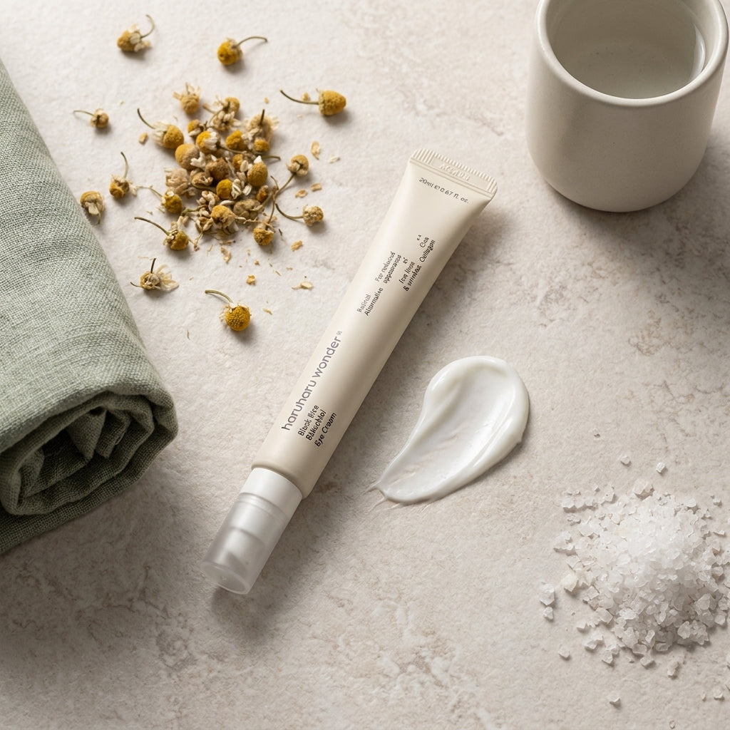 Eye cream with black rice and bakuchiol