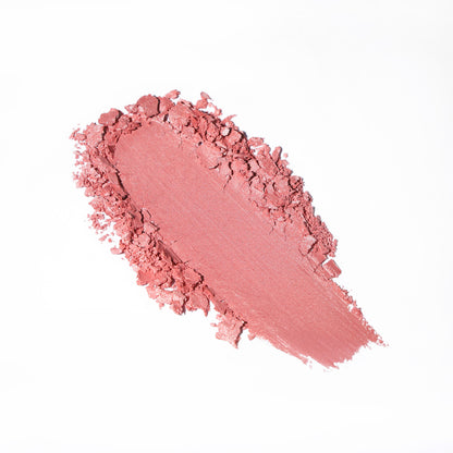 Close-up of HUEMI Inner Glow Soft Blush 01 02 Peach Beam powder texture
