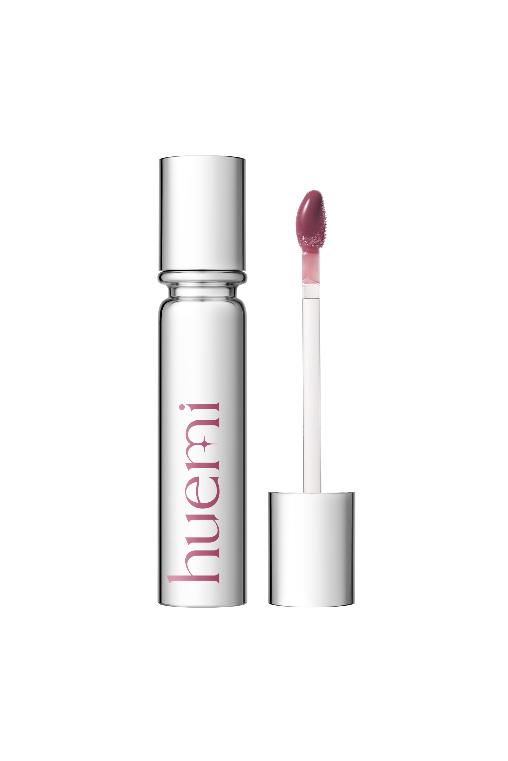 HUEMI Melting Glaze Lip Gloss 02 Veiled Mauve tube