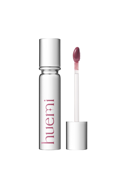 HUEMI Melting Glaze Lip Gloss 02 Veiled Mauve tube