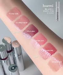 HUEMI Melting Glaze Lip Gloss 04 Flare Pink packaging